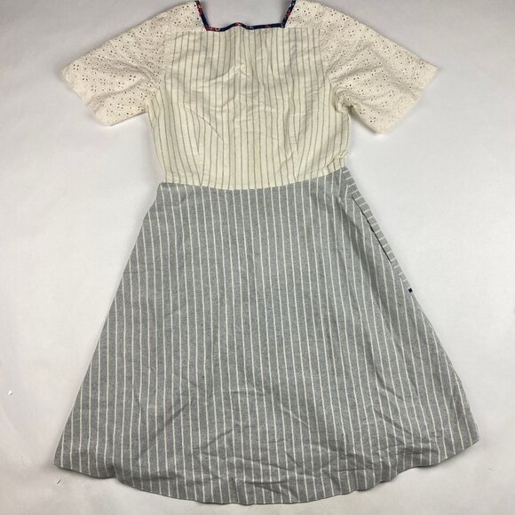 Madewell x The New Denim Project Patchwork Square-Neck Dress Women's Size 2 - Picture 2 of 16